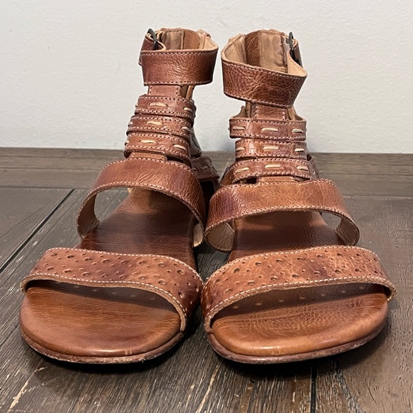 Bed Stu Gladiator Sandals Brown Leather Womens size 9 - Picture 2 of 8